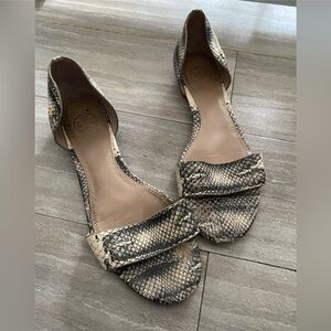 Women's Snakeskin Flats